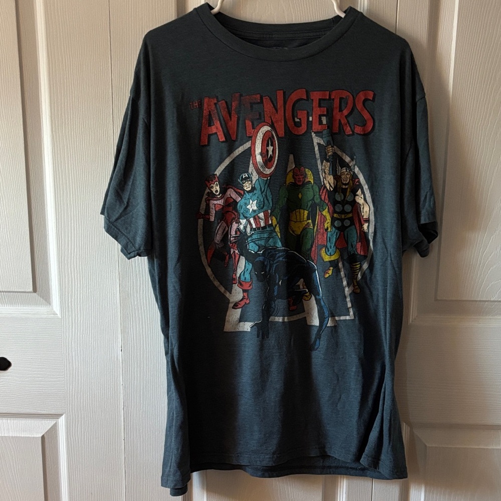 Marvel Avengers Graphic Tee - Dark Blue speckle